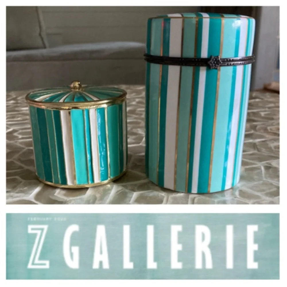NEW! Z Gallerie matching candle and box set